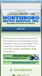 Mobile Screenshot of northboroseptic.com